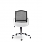 Кресло СН-503 Дэли белый хром Ср ТW-11/Е01-к/Е01-к (белый)