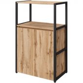 Стеллаж для документов K-Loft  241H022 670х400х1068 дуб натур/черный