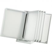 Демосистема настольная перекидная,10 панелей А4, цвет серый 153080-03 Демосистема настольная перекидная,10 панелей А4, цвет серый 153080-03