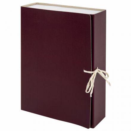 Короб архивный (240х330 мм), 80 мм, 2 завязки, бумвинил, до 700 листов, бордовый, STAFF, 126900 Короб архивный (240х330 мм), 80 мм, 2 завязки, бумвинил, до 700 листов, бордовый, STAFF, 126900