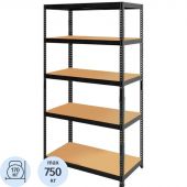 Стеллаж металлический SBL 180KD/90x45/ 5 полок