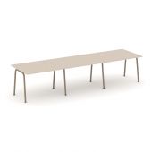 Estetica Стол переговорный ES.PRG-3.2-K Капучино/Латте металл 3540*980*750