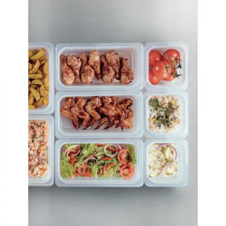 Гастроемкость Restola полипроп 325х265 1/2х8'' 200мм , прозрачн,422100801 Гастроемкость Restola полипроп 325х265 1/2х8'' 200мм , прозрачн,422100801