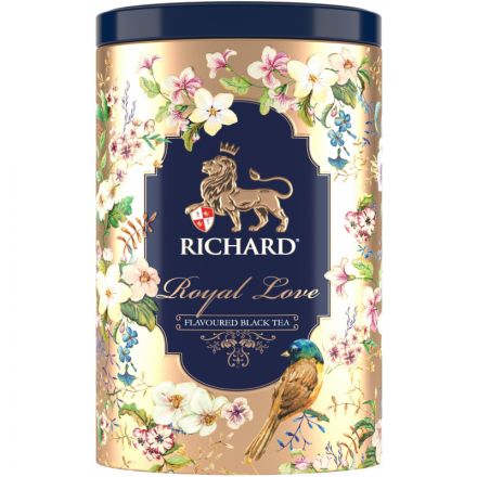 Чай Richard Royal Love черный, крупнолистовой,аромат., 80г Чай Richard Royal Love черный, крупнолистовой,аромат., 80г