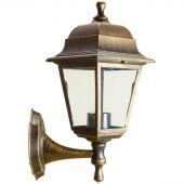 Светильник уличный НБУ 04-60-001 У1 Леда, бронза/стекло, 60Вт, IP44