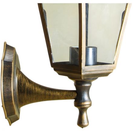 Светильник уличный НБУ 04-60-001 У1 Леда, бронза/стекло, 60Вт, IP44