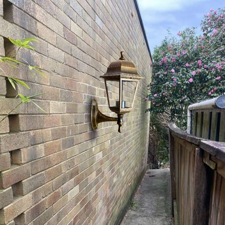 Светильник уличный НБУ 04-60-001 У1 Леда, бронза/стекло, 60Вт, IP44