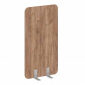 R-line Перегородки на металлических опорах на фетровых подпятниках DP.F-80-150 Дуб табак/Серый металл 800*18*1500