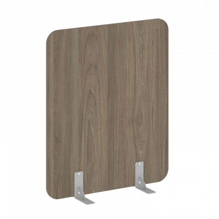 R-line Перегородки на металлических опорах на фетровых подпятниках DP.F-100-120 Вяз/Серый металл 1000*18*1200