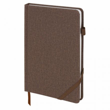 Ежедневник недатированный А5 138x213 мм BRAUBERG "Finest" под кожу, резинка, 136 л., коричневый, 111870 Ежедневник недатированный А5 138x213 мм BRAUBERG "Finest" под кожу, резинка, 136 л., коричневый, 111870