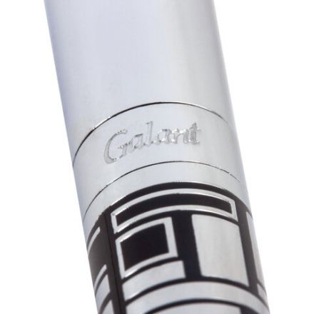 Ручка подарочная шариковая GALANT "Basel", корпус серебристый с черным, хромированные детали, пишущий узел 0,7 мм, синяя, 141665 Ручка подарочная шариковая GALANT "Basel", корпус серебристый с черным, хромированные детали, пишущий узел 0,7 мм, синяя, 141665