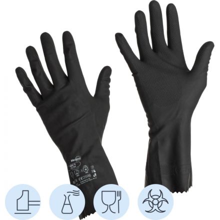 Перчатки защитные латекс,черный Manipula КЩС-2 (L-U-032/CG-943) р.8-8,5 Перчатки защитные латекс,черный Manipula КЩС-2 (L-U-032/CG-943) р.8-8,5