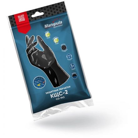 Перчатки защитные латекс,черный Manipula КЩС-2 (L-U-032/CG-943) р.8-8,5 Перчатки защитные латекс,черный Manipula КЩС-2 (L-U-032/CG-943) р.8-8,5
