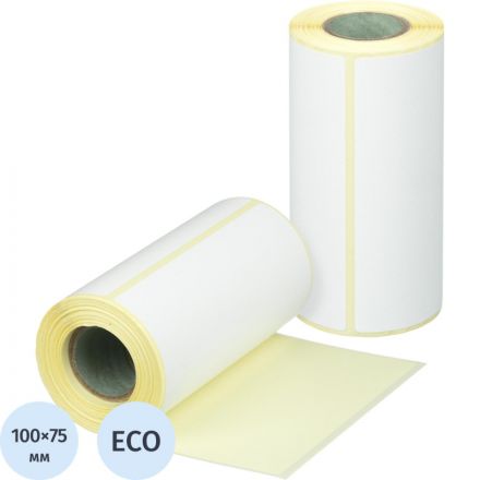 Термоэтикетки ЭКО 100х75, 150 шт/рул, вт. 25