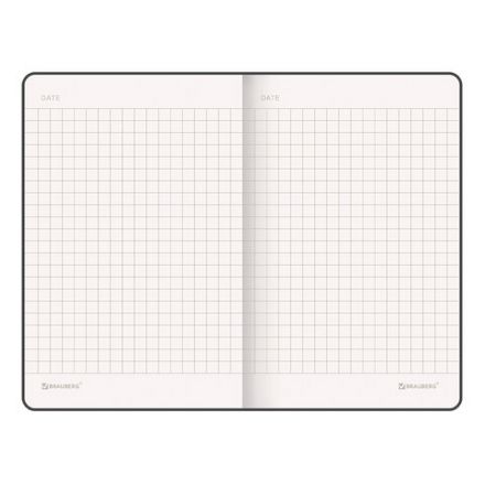 Блокнот МАЛЫЙ ФОРМАТ (93х140 мм) А6, BRAUBERG ULTRA, балакрон, 80 г/м2, 96 л., клетка, темно-зеленый, 113055