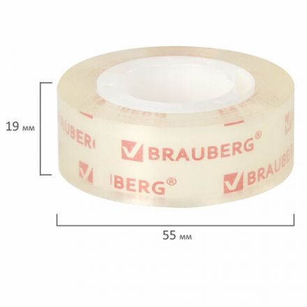 Клейкие ленты 19 мм х 33 м КРИСТАЛЬНЫЕ, BRAUBERG, КОМПЛЕКТ 2 шт., европодвес, 227261 Клейкие ленты 19 мм х 33 м КРИСТАЛЬНЫЕ, BRAUBERG, КОМПЛЕКТ 2 шт., европодвес, 227261