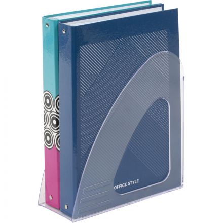 Вертикальный накопитель Attache пластиковый прозрачный ширина 90 мм