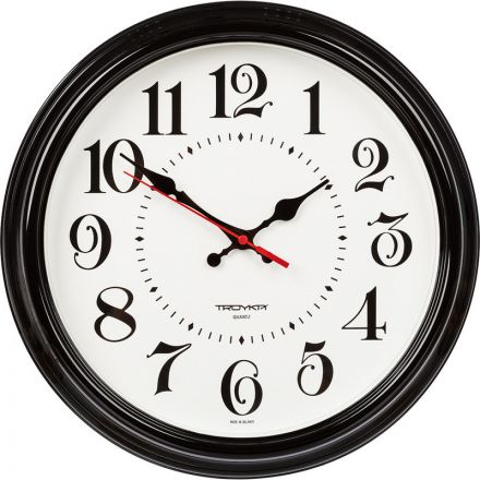 Часы настенные Troyka модель88, диаметр 310мм, пластик 88880882
