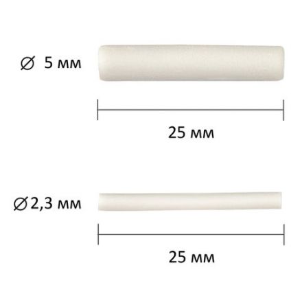 Ластик сменный для электрического ластика BRAUBERG, НАБОР 70 штук, размеры 5х25 мм/2,3х25 мм, 229611