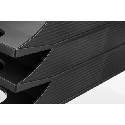 Лоток горизонтальный  Attache Economy office лайт черный юпп