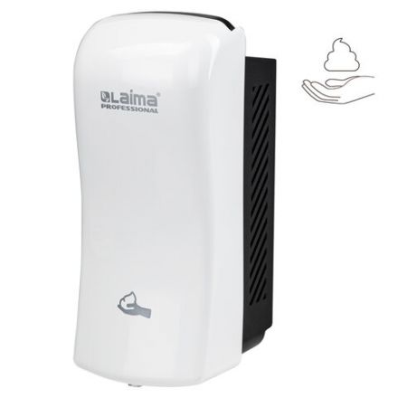 Дозатор для мыла-пены LAIMA PROFESSIONAL ORIGINAL, НАЛИВНОЙ, 0,8 л, белый, ABS-пластик, 605776 Дозатор для мыла-пены LAIMA PROFESSIONAL ORIGINAL, НАЛИВНОЙ, 0,8 л, белый, ABS-пластик, 605776