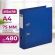Папка-регистратор 75мм Attache, А4, синяя, ПБП2, метал. угол, карман.кор