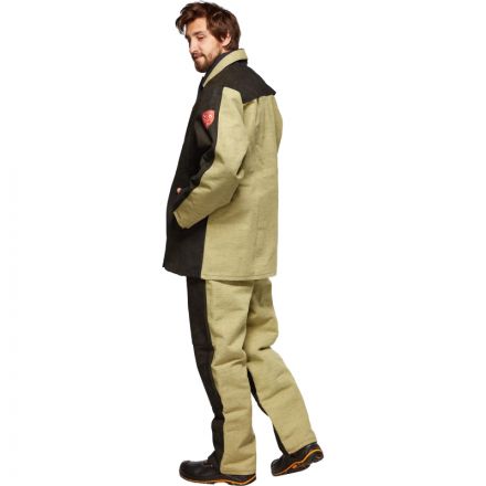 Костюм сварщика брезент+спилок кур/брюки (модель КС09) (р.56-58) 182-188