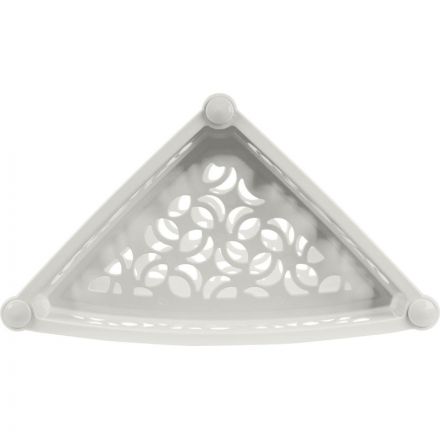 Этажерка PR_Keeplex Light на колесиках 4х секцион. угловая белое облако