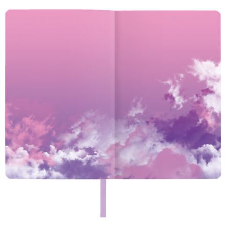 Ежедневник недатированный А5 (138х213 мм), BRAUBERG VISTA, под кожу, гибкий, 136 л., "Paradise", 112017