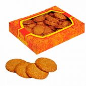 Печенье сдобное СЕВЕРНАЯ СТОЛИЦА "Вкусняшка" с кунжутом, 250 г, картонная коробка, 00-00000431