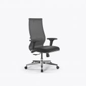 Кресло SynchroSit 10 B2-163D - T+Extra /Km00/Wm12/D02P(M20.B22.G18.W02) Серый-Черный