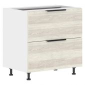 Шкаф напольный с ящиками MOB 8082.1 Сосна Эдмонт/Белый 800х560х820 CORSICA