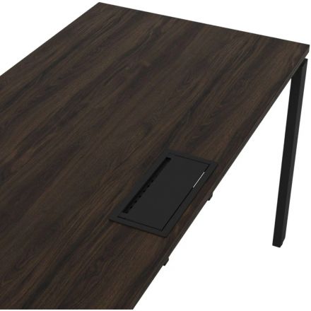 Лючок для проводов Kobor AК4-28 280x135x95 Черный муар