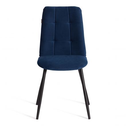 Стул обеденный Asti (2 шт. в упаковке) TREND, велюр, Blue (синий)