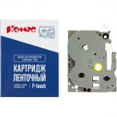 Картридж Комус TZE-365(Brother TZE-365 белый на черном ,36мм/8м) Картридж Комус TZE-365(Brother TZE-365 белый на черном ,36мм/8м)