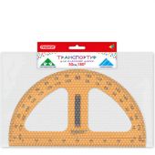 Транспортир 50 см, 180 градусов, пластиковый, для классной доски, с держателем, ПИФАГОР, 210876