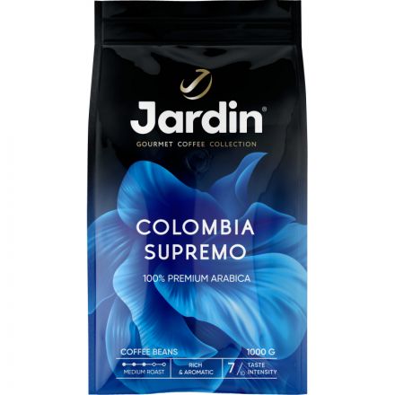 Кофе в зернах Jardin Colombia supremo 100% арабика 1 кг