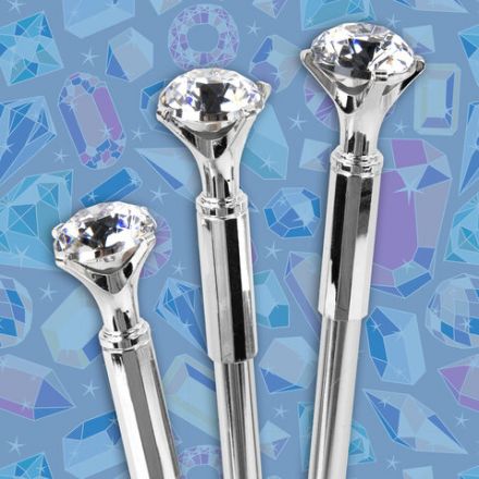 Ручка фигурная шариковая ЮНЛАНДИЯ "Кристалл", корпус ассорти, СИНЯЯ, пишущий узел 0,7 мм, 143788