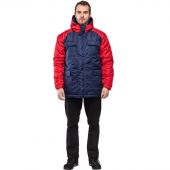 Куртка рабочая зимняя з41-КУ цв. синий/красный (р.60-62) 182-188