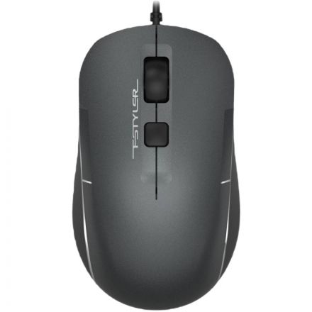 Мышь компьютерная A4Tech Fstyler FM26 серый/черный (800-1600dpi) USB (4but)