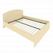 Light Кровать с ортопедическим основанием и изголовьем С-КИ-160 Клён 1650*2050*900 Light Кровать с ортопедическим основанием и изголовьем С-КИ-160 Клён 1650*2050*900