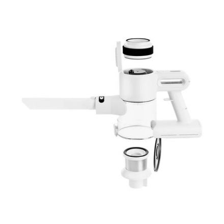 Пылесос вертикальный беспроводной KITFORT КТ-5117, потребляемая мощность 150 Вт, контейнер 0,5 л, белый