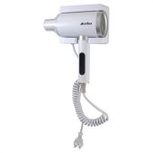 Фен для волос настенный KSITEX F-2000W JET, 2000 Вт, пластик 2 скорости, 2 температурных режима, белый