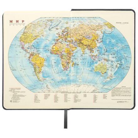 Ежедневник недатированный А5 138х213 мм BRAUBERG "Status" под кожу, 160 л., черный, 113361