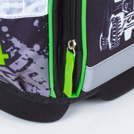 Ранец ЮНЛАНДИЯ WISE, 1 отделение, 3 кармана, устойчивое дно, "Offroad", 37х29х15 см, 228814