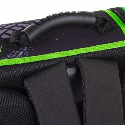 Ранец ЮНЛАНДИЯ WISE, 1 отделение, 3 кармана, устойчивое дно, "Offroad", 37х29х15 см, 228814