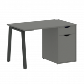 Home Office Стол письменный VR.SP-3-118.1.A Металлик/Антрацит металл 1180*720*750 Home Office Стол письменный VR.SP-3-118.1.A Металлик/Антрацит металл 1180*720*750