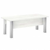 Yalta Стол руководителя M-LT.D-20.1 Снежная патина/Нерж. сталь 2000*900*750 Yalta Стол руководителя M-LT.D-20.1 Снежная патина/Нерж. сталь 2000*900*750