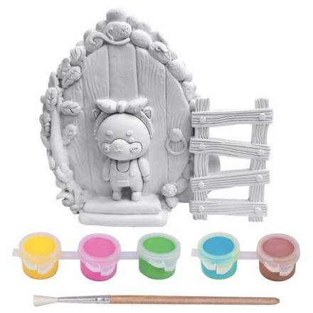 ПАННО ИЗ ГИПСА "СКАЗОЧНАЯ ДВЕРЦА", с красками и кистью для росписи, ассорти, BRAUBERG KIDS, 666013 ПАННО ИЗ ГИПСА "СКАЗОЧНАЯ ДВЕРЦА", с красками и кистью для росписи, ассорти, BRAUBERG KIDS, 666013