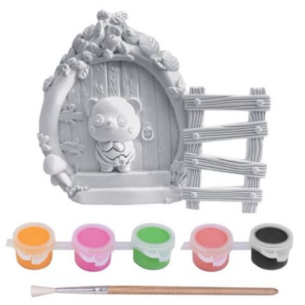 ПАННО ИЗ ГИПСА "СКАЗОЧНАЯ ДВЕРЦА", с красками и кистью для росписи, ассорти, BRAUBERG KIDS, 666013 ПАННО ИЗ ГИПСА "СКАЗОЧНАЯ ДВЕРЦА", с красками и кистью для росписи, ассорти, BRAUBERG KIDS, 666013